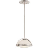 Deckenlampe Glas Metall in Silber verstellbar NIKA von ELSTEAD