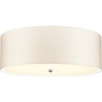 Deckenlampe Schlafzimmer Wohnzimmer Creme Chrom von ELSTEAD