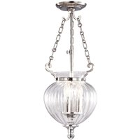 Deckenleuchte CANDELA 6 in Nickel Ø22cm Wohnzimmer Deckenleuchte CANDELA 6 in Nickel Ø22cm Wohnzimmer von ELSTEAD