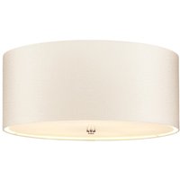 Deckenleuchte Creme Chrom rund Ø56cm blendarm Deckenleuchte Creme Chrom rund Ø56cm blendarm von ELSTEAD