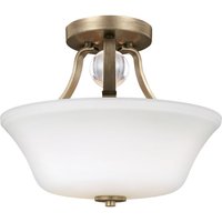 Deckenleuchte FLUIDA in Gold Weiß Ø35cm Flur Lampe Deckenleuchte FLUIDA in Gold Weiß Ø35cm Flur Lampe von ELSTEAD