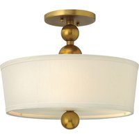 Deckenleuchte ROMINA in Messing 3-flmg Ø38cm Lampe von ELSTEAD