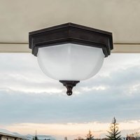 Deckenleuchte für Außen Braun antik Weiß IP44 Deckenleuchte für Außen Braun antik Weiß IP44 von ELSTEAD