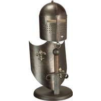 Deko Tischlampe LED Ritter Design Bronze mittelalterlich von ELSTEAD