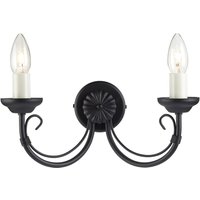 Designer Wandlampe Schwarz Metall Rustikal elegant Designer Wandlampe Schwarz Metall Rustikal elegant von ELSTEAD
