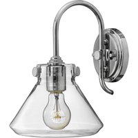 Edle Wandlampe SERENO Transparent Chrom Industrie von ELSTEAD