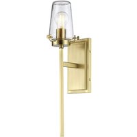 Alton 1 Licht Wandleuchte, Messing gebürstet, IP44, E27 - Elstead Alton 1 Licht Wandleuchte, Messing gebürstet, IP44, E27 - Elstead von ELSTEAD