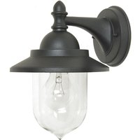 Elstead - Außenleuchte Wandlampe ALU-Guss Schwarz h 25,5 cm Gartenlampe IP44 1 Flammig von ELSTEAD