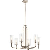 Elstead Kichler Kimrose Multi-Arm-Pendelleuchte Nickel poliert von ELSTEAD
