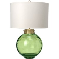 Elstead Lighting DL-KARA-TL-GREEN Tischleuchte Kara 1xE27 H:55,5 Ø:35,5 von ELSTEAD