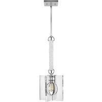 Lighting QN-LUDLOW-1P-PN quintiesse Hängeleuchte Ludlow E27 1x40W Stahl, Nickel poliert Acryl klar H:90.3cm-151.3cm B:26cm dimmbar höhenverstellbar von ELSTEAD