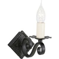 Elstead - Lighting RY1A-BLACK Wandleuchte Rectory 1xE14 60W Schmiedeeisen schwarz H:11cm B:11cm dimmbar von ELSTEAD