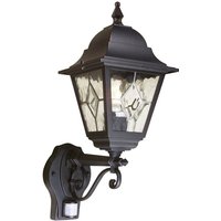 Elstead Norfolk - 1 Licht Außenbewegungssensor Laterne Licht Schwarz IP43, E27 Elstead Norfolk - 1 Licht Außenbewegungssensor Laterne Licht Schwarz IP43, E27 von ELSTEAD