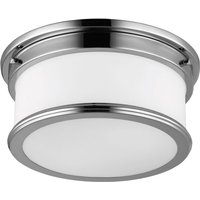 Payne - 2 Licht Badezimmer Unterputz Deckenleuchte Chrom poliert IP44, E27 - Elstead von ELSTEAD