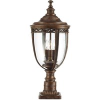 Gartenleuchte EDMUND in Bronze H:64cm Rustikal von ELSTEAD