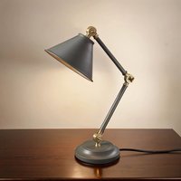 Graue Schreibtischlampe Büro Gelenke E27 IAOLIA Graue Schreibtischlampe Büro Gelenke E27 IAOLIA von ELSTEAD
