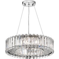 Große LED Pendelleuchte Kristall IP44 höhenverstellbar Große LED Pendelleuchte Kristall IP44 höhenverstellbar von ELSTEAD
