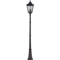Große Mastleuchte Schwarz 257cm hoch E14 IP44 Antik Große Mastleuchte Schwarz 257cm hoch E14 IP44 Antik von ELSTEAD