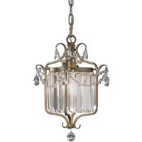 Hängelampe CANDELA 7 Antik Silber Spiegel Lampe von ELSTEAD