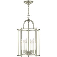 Hängelampe Metall Glas Jugendstil AVELINE von ELSTEAD