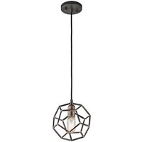 Hängeleuchte Deckenlampe Pendelleuchte Rohstahl d 20,3 cm Esszimmerlampe Hängeleuchte Deckenlampe Pendelleuchte Rohstahl d 20,3 cm Esszimmerlampe von ELSTEAD