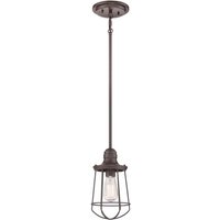 Hängeleuchte Deckenlampe Pendelleuchte Stahl Glas Bronze d 15,2 cm Eszimmerlampe Hängeleuchte Deckenlampe Pendelleuchte Stahl Glas Bronze d 15,2 cm Eszimmerlampe von ELSTEAD