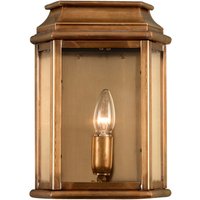 Handgefertigte Wandlampe SINCLAIR Messing Vintage von ELSTEAD