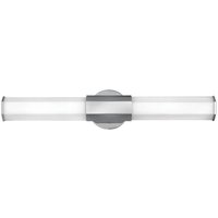 Hinkley Facet Integrierte LED-Badezimmer-Wandleuchte Chrom poliert, 3000K, IP44 - Elstead von ELSTEAD