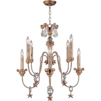Kronleuchter AEGARIS in Gold Silber Ø63,5cm opulent von ELSTEAD