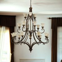 Kronleuchter ANABELL 1 Ø137cm 18-armig Landhaus von ELSTEAD