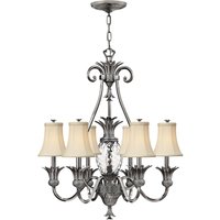 Kronleuchter ANABELL 8 in Nickel Ø71cm Lampe von ELSTEAD