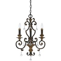 Kronleuchter GOTICA 4 Bronze 3-flmg Design Lampe Kronleuchter GOTICA 4 Bronze 3-flmg Design Lampe von ELSTEAD