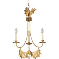 Kronleuchter YAGMUR vergoldet kürzbar Ø51cm Lampe von ELSTEAD
