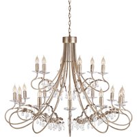 Kronleuchter in Silber Gold mit Kristall groß CANDELA 4 Kronleuchter in Silber Gold mit Kristall groß CANDELA 4 von ELSTEAD
