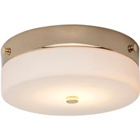 LED Bad Deckenleuchte in Gold IP44 Ø24cm JANJA von ELSTEAD