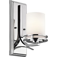 LED Badlampe IP44 spritzwasserdicht Chrom Weiß blendarm LED Badlampe IP44 spritzwasserdicht Chrom Weiß blendarm von ELSTEAD
