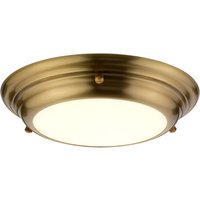 LED Deckenleuchte Bad in Messing IP54 Ø36cm ANISA von ELSTEAD