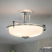 LED Deckenleuchte Bad satiniertes Glas blendarm IP44 von ELSTEAD