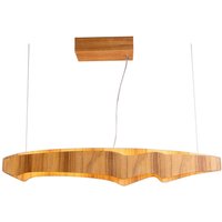 LED Hängelampe 100 cm lang Teak Holz Furnier 3000 K Modern LED Hängelampe 100 cm lang Teak Holz Furnier 3000 K Modern von ELSTEAD
