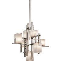 LED Hängeleuchte CUBO Glas Metall Modern Design Esstisch von ELSTEAD