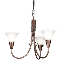 Elstead - Lighting 3-COPPER Kronleuchter Emily 3xE14 H:43 Ø:52 von ELSTEAD