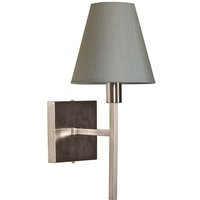 Lighting CERNE-1LT Wandleuchte Lucerne 1xE14 25W Nickel gebürstet, grau H:35,5cm B:15,5cm dimmbar - Elstead von ELSTEAD