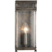 Lighting HL7-S-DB Wandleuchte Holborn 1xE14 60W Messing Bronze dunkel, Glas H:31cm B:13cm IP44 dimmbar - Elstead von ELSTEAD