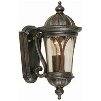 Lighting NE1-S Wandleuchte New England 1xE27 Aluminium-Druckguss Bronze verwittert H:35cm B:16,5cm IP44 dimmbar - Elstead von ELSTEAD