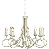 Lighting OV8-IVORY-GOLD Kronleuchter Olivia 8xE14 H:53 Ø:70 - Elstead von ELSTEAD