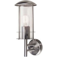 Elstead - Außenleuchte Wandlampe Edelstahl h 36,5 cm Gartenlaterne Außenwandleuchte IP44 von ELSTEAD