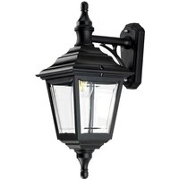 Lighting kerry-wall Wandleuchte Kerry 1xE27 100W Polymer, Polycarbonat schwarz H:52cm B:20,5cm IP44 dimmbar - Elstead von ELSTEAD