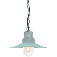 Lighting sheldon-ch-v Hängeleuchte Somerton 1xE27 100W Messing patina H:33-95cm Ø:29.5cm IP44 dimmbar höhenverstellbar - Elstead von ELSTEAD