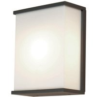 Lighting torsten-tall Wandleuchte Torsten 2xE27 60W IP54 Druckguss-Aluminium, Polycarbonat dunkelgrau H:25cm B:20cm dimmbar - Elstead von ELSTEAD