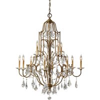 Lüster CANDELA 14 Bronze Antik Ø93cm 12xE14 Barock von ELSTEAD